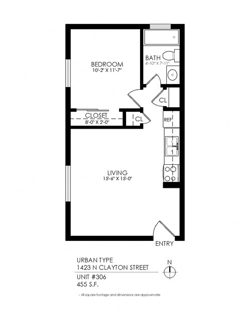 1 Bedroom for rent in Denver